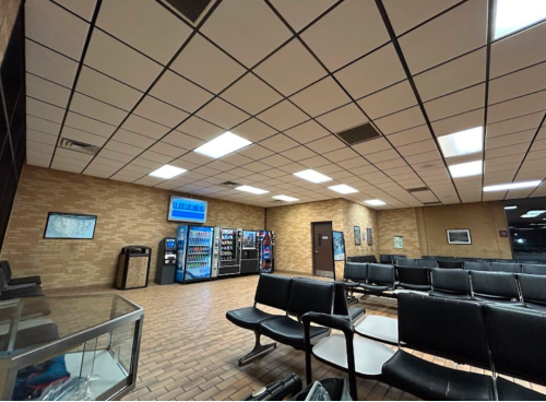 The Old Man and the Train Station